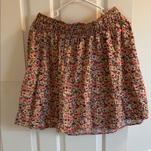 Floral Mini Skirt